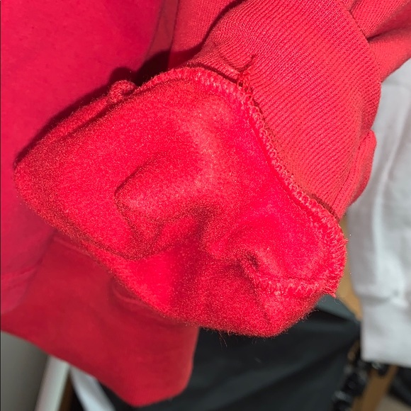 Champion Crewneck Sweater Pullover Adult Red - Picture 5 of 5